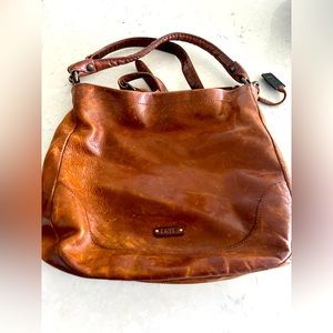 Brown Leather Frye Bag